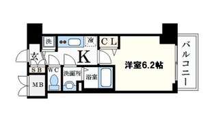 プレサンス松屋町グレースの物件間取画像